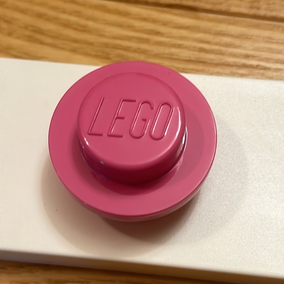 Lego Wall Mounted Coat Hanger/Hanging Rack, Pink/Purple - Picture 4 of 4